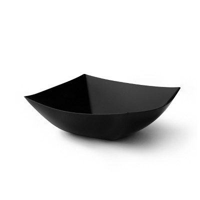Posh Setting Square Black Serving Bowl - 32 oz. - 4 Pack