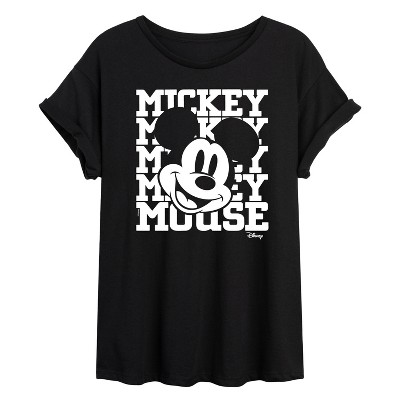Women's - Disney - Mickey Mouse Oversized Graphic T-Shirt