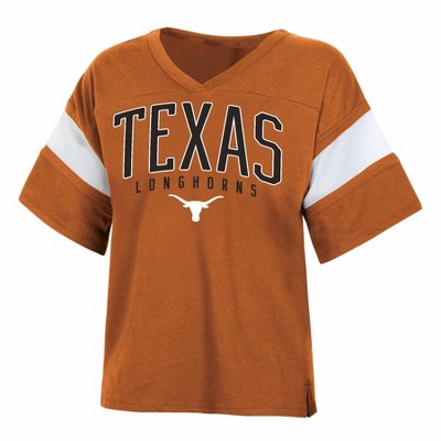 NCAA Texas Longhorns Women's Jersey T-Shirt