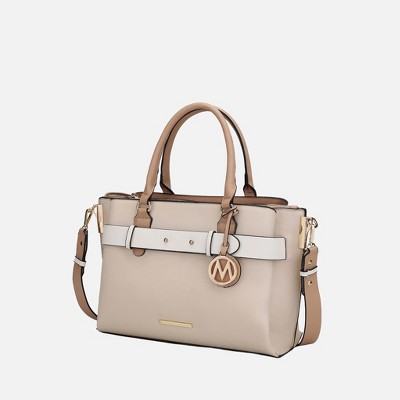 MKF Collection Jamie Vegan Leather Women's Satchel Bag by Mia K