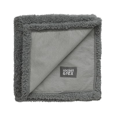 rocket & rex Waterproof Pet Throw Blanket - Small - Gray