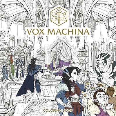 Critical Role: Vox Machina Coloring Book - (Paperback)