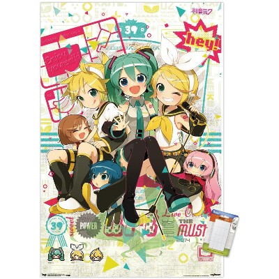 Trends International Hatsune Miku - Hey Unframed Wall Poster Prints