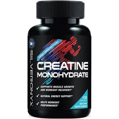 Creatine Monohydrate Capsules – Strength, Lean Muscle Growth & Workout Support - 60 Capsules;120 Capsules