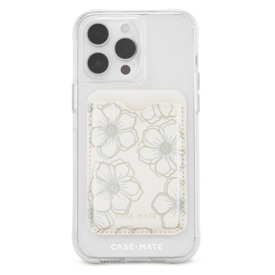 Case-Mate Vegan MagSafe Compatible Wallet Card Holder - Floral Gems