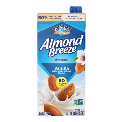 Almond Breeze Vanilla Almond Milk Shelf Stable - 1qt