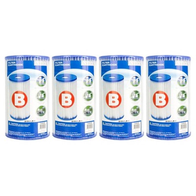 Intex Easy Set Type B Replacement Filter Pump Cartridge for Swimming Pool