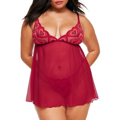 Adore Me Women's Amorata Babydoll Lingerie