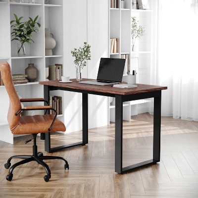 Flash Furniture Redmond Commercial 48x24 Conference Table with 1" Thick Double Sided Laminate Table Top with PVC Edging and Heavy Duty U-Frame Steel Base