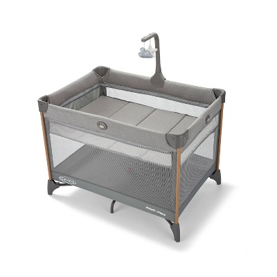 Graco On-the-Go ZIP DLX Playard - Gray