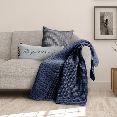 Mills Waffle Quilted Throw - Levtex Home