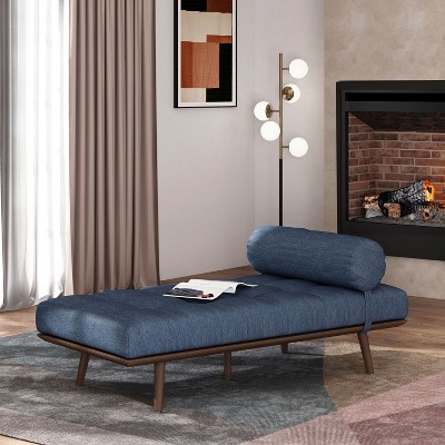 NicBex Mid-century Chaise Lounge for Kids and Adults, Comfy Bean Bag Chair for Adults in Living Room