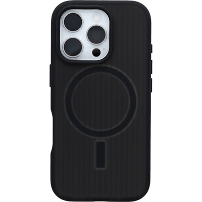 OtterBox iPhone 16 ProMax Symmetry Series Soft Touch for MagSafe Case - Dark Echo: Solid Plastic Accessory
