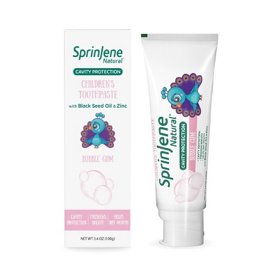 SprinJene Natural Kids' Toothpaste - Bubblegum - 3.5oz