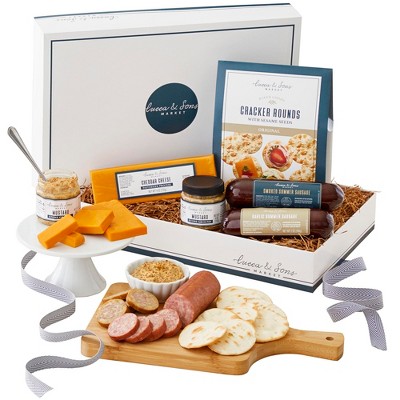 GreatFoods Lucca & Sons Sausage & Cheese Gift Box