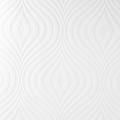 Curvy White Paintable Wallpaper