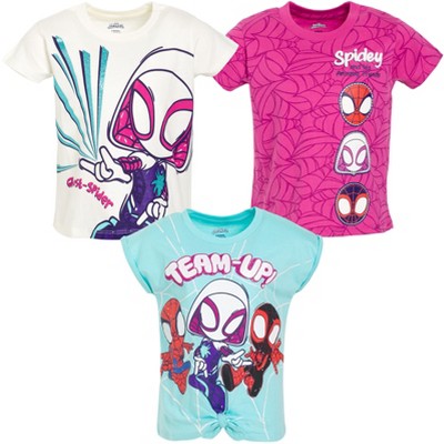 Marvel Spidey and His Amazing Friends 3 Pack T-Shirts Toddler