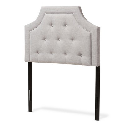 Mars Modern And Contemporary Fabric Headboard Gray - Baxton Studio