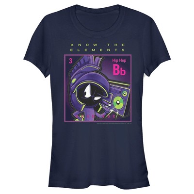Juniors Womens Space Jam: A New Legacy Marvin the Martian Boom Box T-Shirt