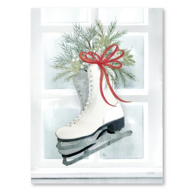Vintage Christmas window II Gallery-Wrapped Canvas