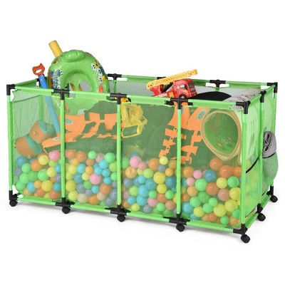 Yescom Pool Storage Bin Extra Large Rolling Cart