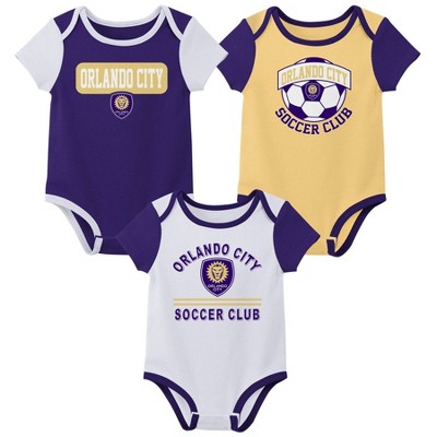 MLS Orlando City SC Infant Boys' 3pk Bodysuit