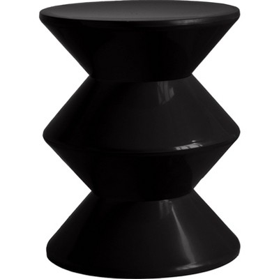 LeisureMod Aura Modern Plastic Side End Table – Stylish, Durable Table for Living Room, Bedroom, Office, and Indoor Spaces, Contemporary Home Decor