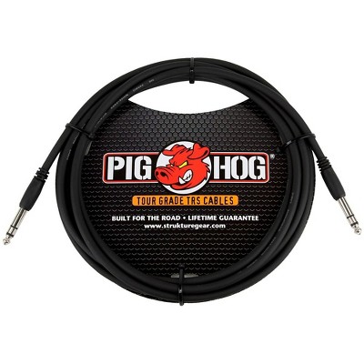 Pig Hog Instrument Cable 1/4" TRS to 1/4" TRS