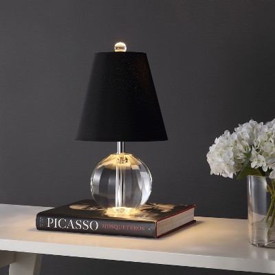 JONATHAN Y Goddard Crystal Ball/Metal LED Table Lamp