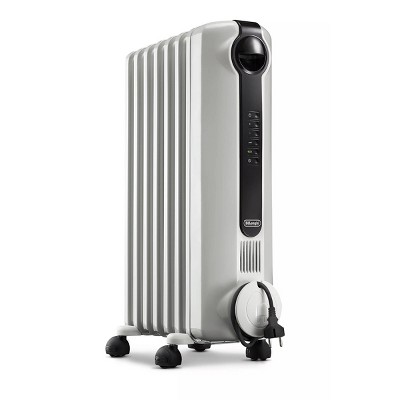 DeLonghi Radiator Heater: Oil Filled, Electric Space Heater, Indoor Use, Programmable Timer, 3 Settings, 1500W, ETL Listed
