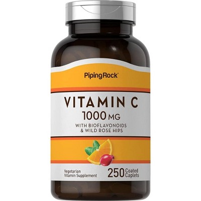 Piping Rock Vitamin C 1000mg | 250 Coated Caplets