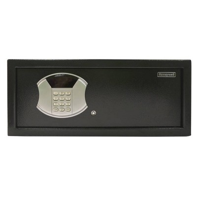 Honeywell Low Profile Digital Security Safe: Steel, Impact-Resistant, Bolt-Down, Dual Electronic & Key Lock, 5-Year Warranty