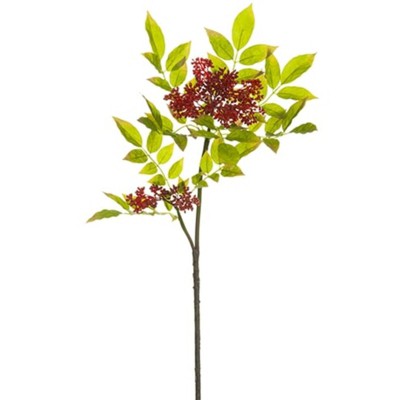 Allstate Floral Nandina Berry Artificial Branch Spray - 28" - Red and Green