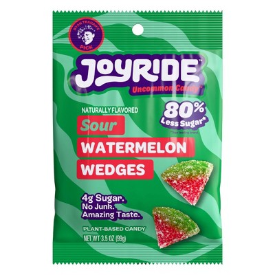 JOYRIDE Sour Candy Watermelon Gummy Wedges - 3.5oz