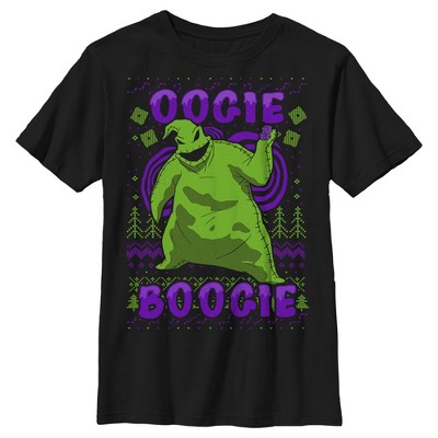 Boy's The Nightmare Before Christmas Oogie Boogie Ugly Sweater T-Shirt