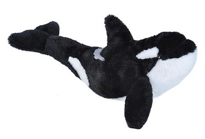 Wild Republic Cuddlekins Mini Orca Stuffed Animal, 8 Inches