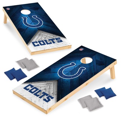 NFL Indianapolis Colts 2'x4' Wood Cornhole Set