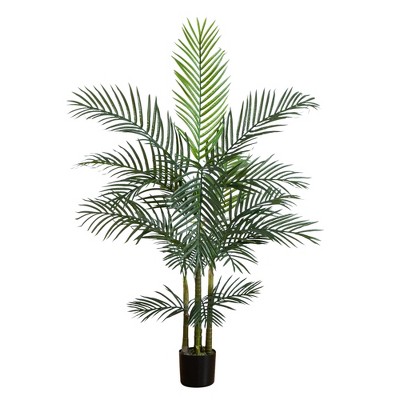 Nearly Natural 5-ft UV Resistant Artificial Areca Palm Tree (Indoor/Outdoor)