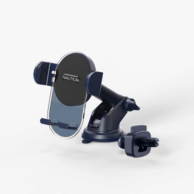 Nautica PH 200 Universal Car Phone Holder – 3-in-1 Mount, 360° Rotation, Secure & Steady Grip