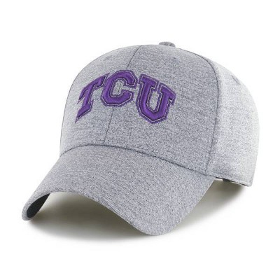 NCAA TCU Horned Frogs Gray Rodeo Snapback Baseball Hat: Adjustable Woven Polyester
