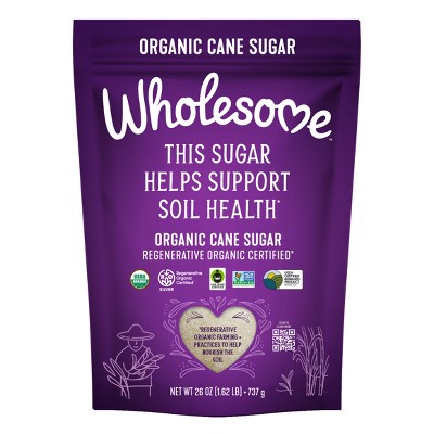 Wholesome Regenerative Organic Certified Cane Sugar - 26oz