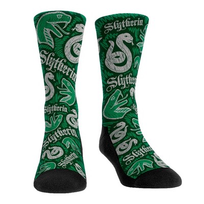 Harry Potter - House Logo Sketch Rock 'Em Socks - Slytherin