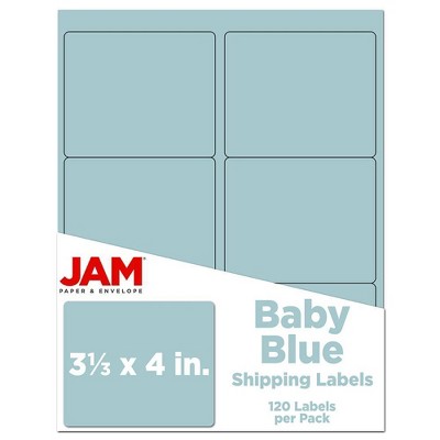 JAM Paper Mailing Labels 3 1/3" x 4" 120ct