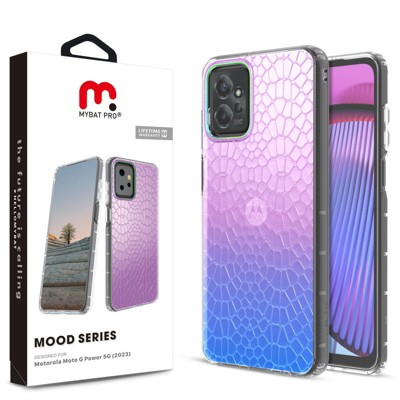 MyBat Pro Mood Series Case for Motorola Moto G Power 5G (2023) - Neon Butterflies