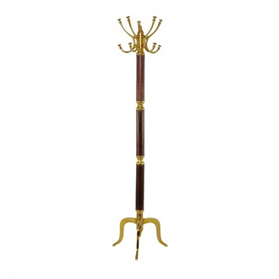 72" x 19" Traditional Aluminum Coat Rack - Olivia & May