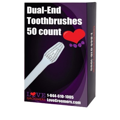 Groomer Essentials Dual-End Toothbrushes