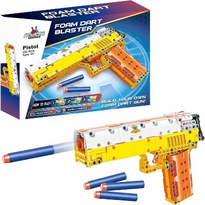 Foam Dart Blaster Toy Gun Building Block Set - 222Pcs