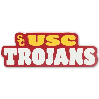 NCAA USC Trojans Chunky Block Wood Wall Art