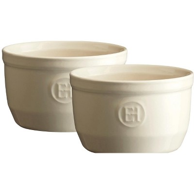 Emile Henry Made in France 8.5 oz Ramekin, Set of 2, 4" by 2.5"