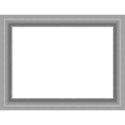 Amanti Art Peak Polished Nickel Framed Dry Erase Magnetic Board